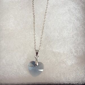 Silver Heart Pendant Necklace